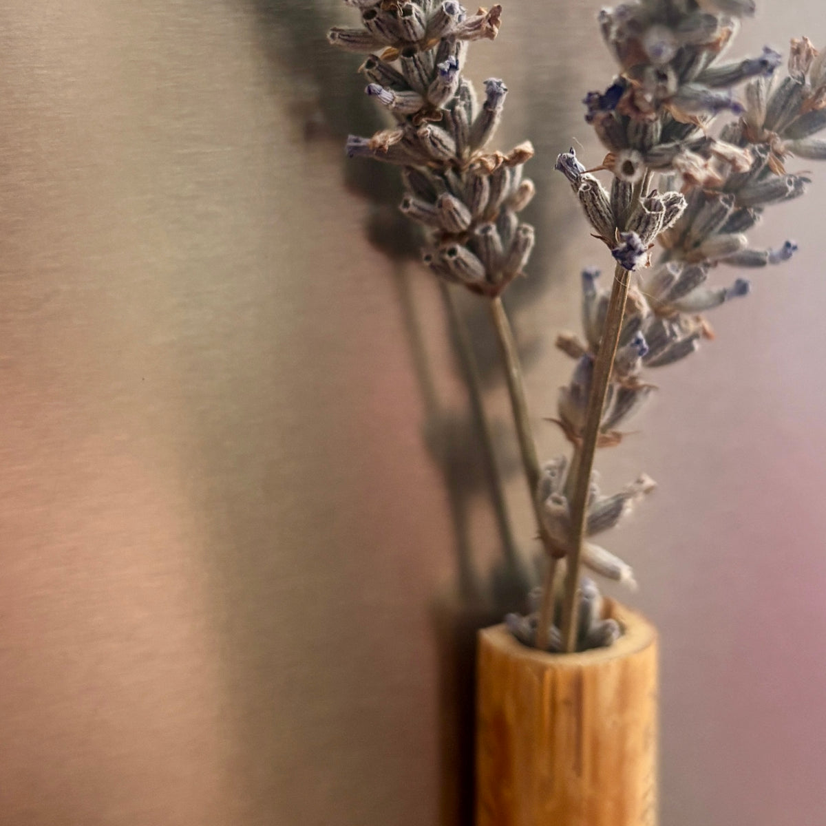 Magnetic vases for wildflowers