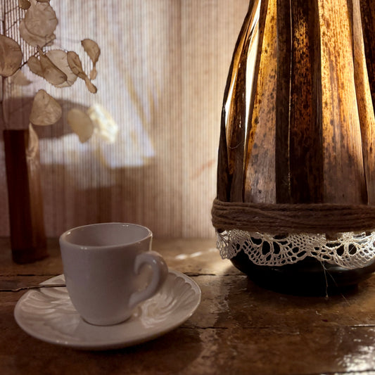 Bamboo Tipi Table Lamp