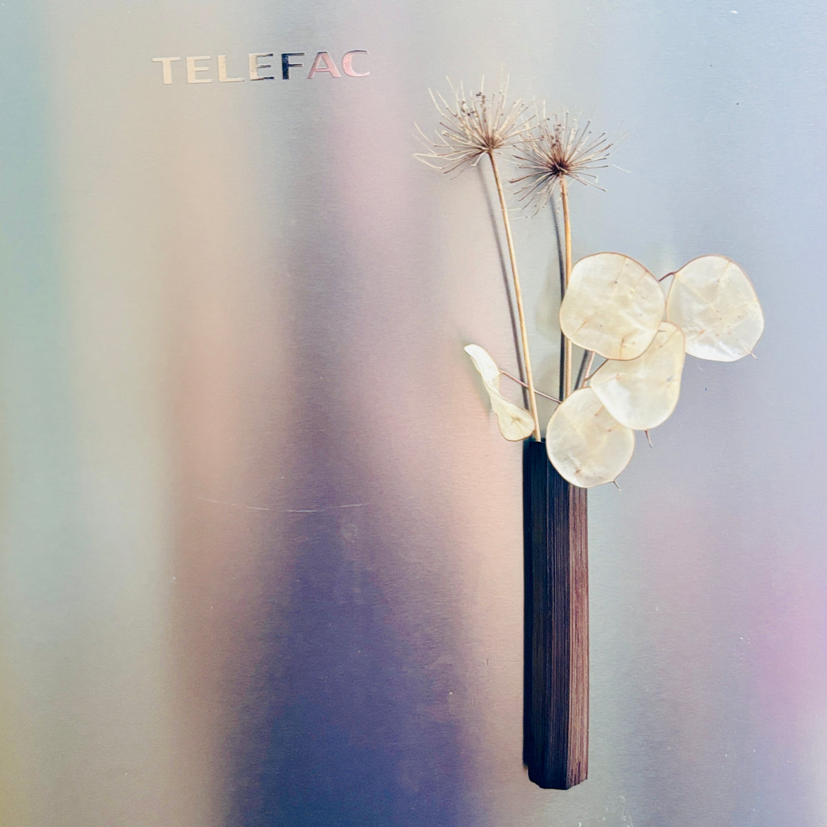 Magnetic vases for wildflowers